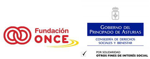 Logos de Fundación Once y Consejería de Bienestar